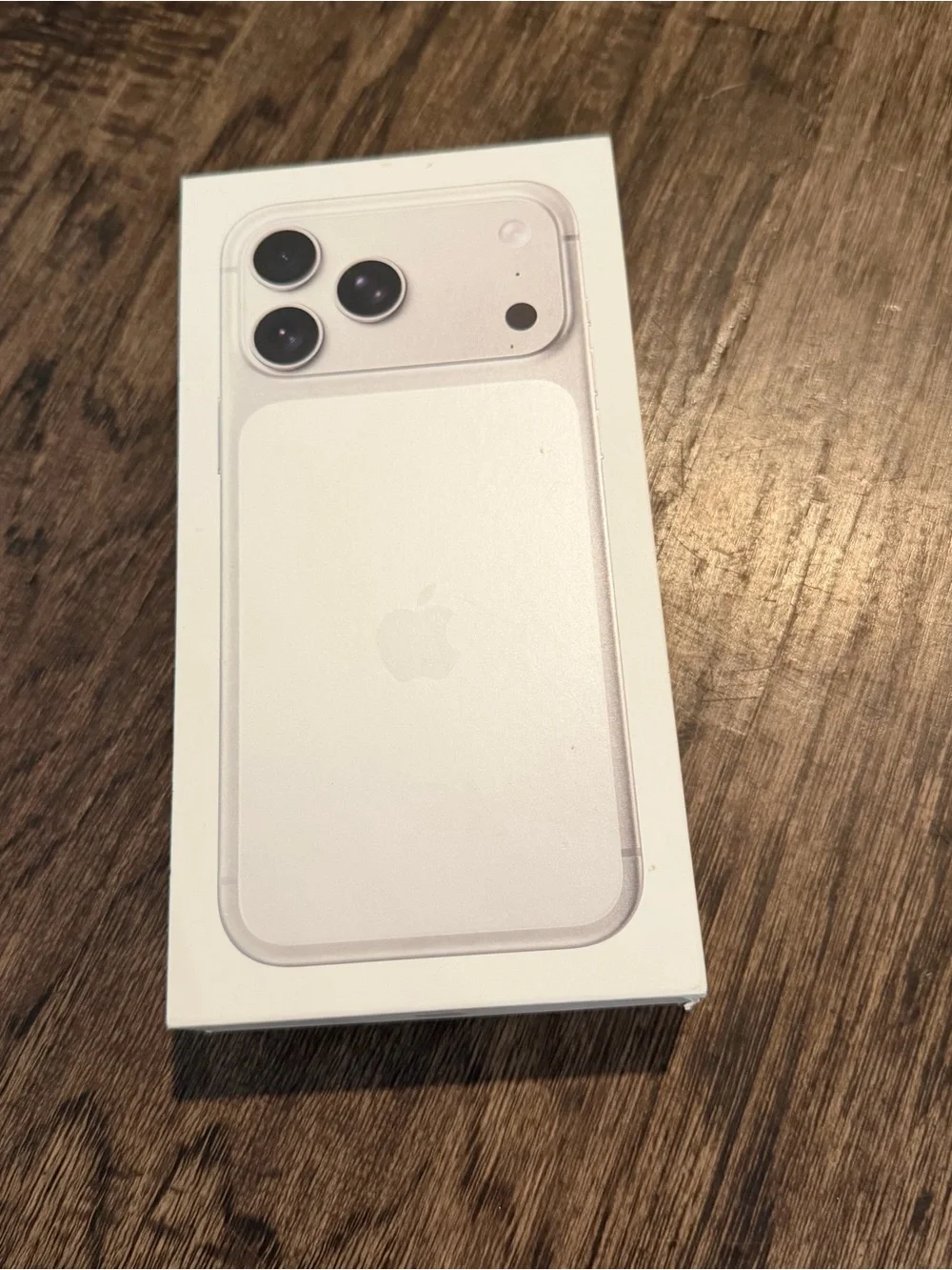 Apple iPhone 17 pro max (White & Blue ) and 2 Apple Watch Empty Boxes